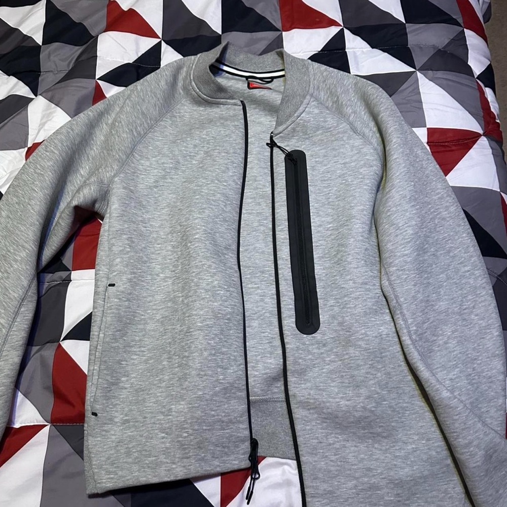Gray Nike Tech Jacket
